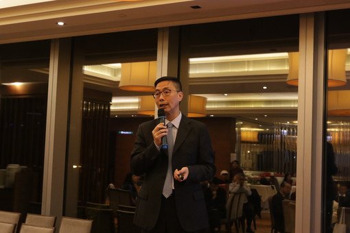 Mr. Kevin Yeung delivering his speech