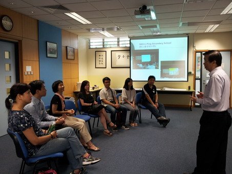 Ms. Vivien Pau conducted a debriefing session for the mentors on 2 June, 2012