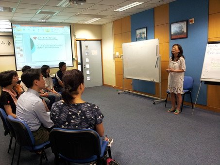 Ms. Vivien Pau conducted a debriefing session for the mentors on 2 June, 2012