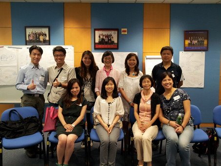 Ms. Vivien Pau conducted a debriefing session for the mentors on 2 June, 2012