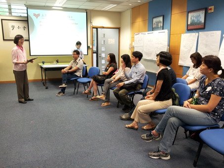 Ms. Vivien Pau conducted a debriefing session for the mentors on 2 June, 2012