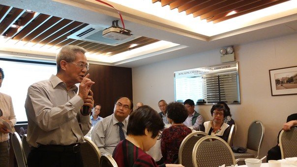 Mr. Patrick Tsang delivering his speech