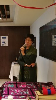 Ms. Lee Mei Yin delivering her speech