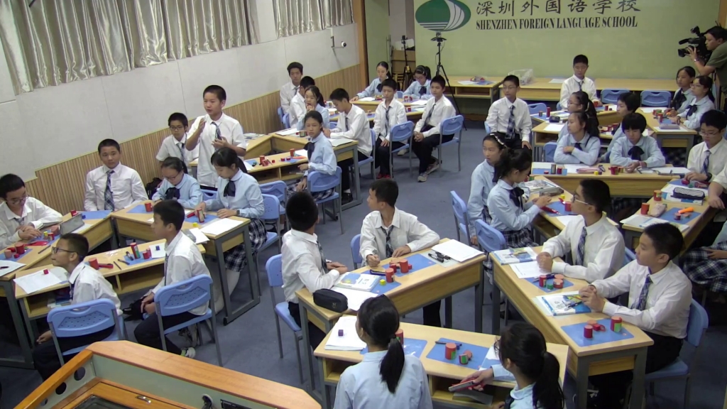 深圳外國語學校的課堂